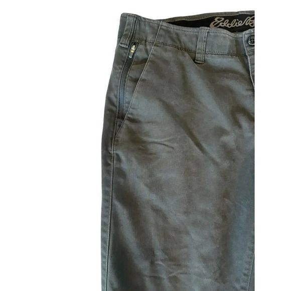 Eddie Bauer Men's Flex Sport Chinos Straight Legged Black Pants 36x30 - Picture 8 of 11